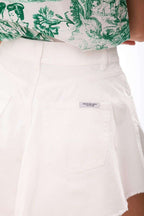 FORTE DEI MARMI COUTURE - Шорти - White Denim Pantagonna Shorts - Love|Labels