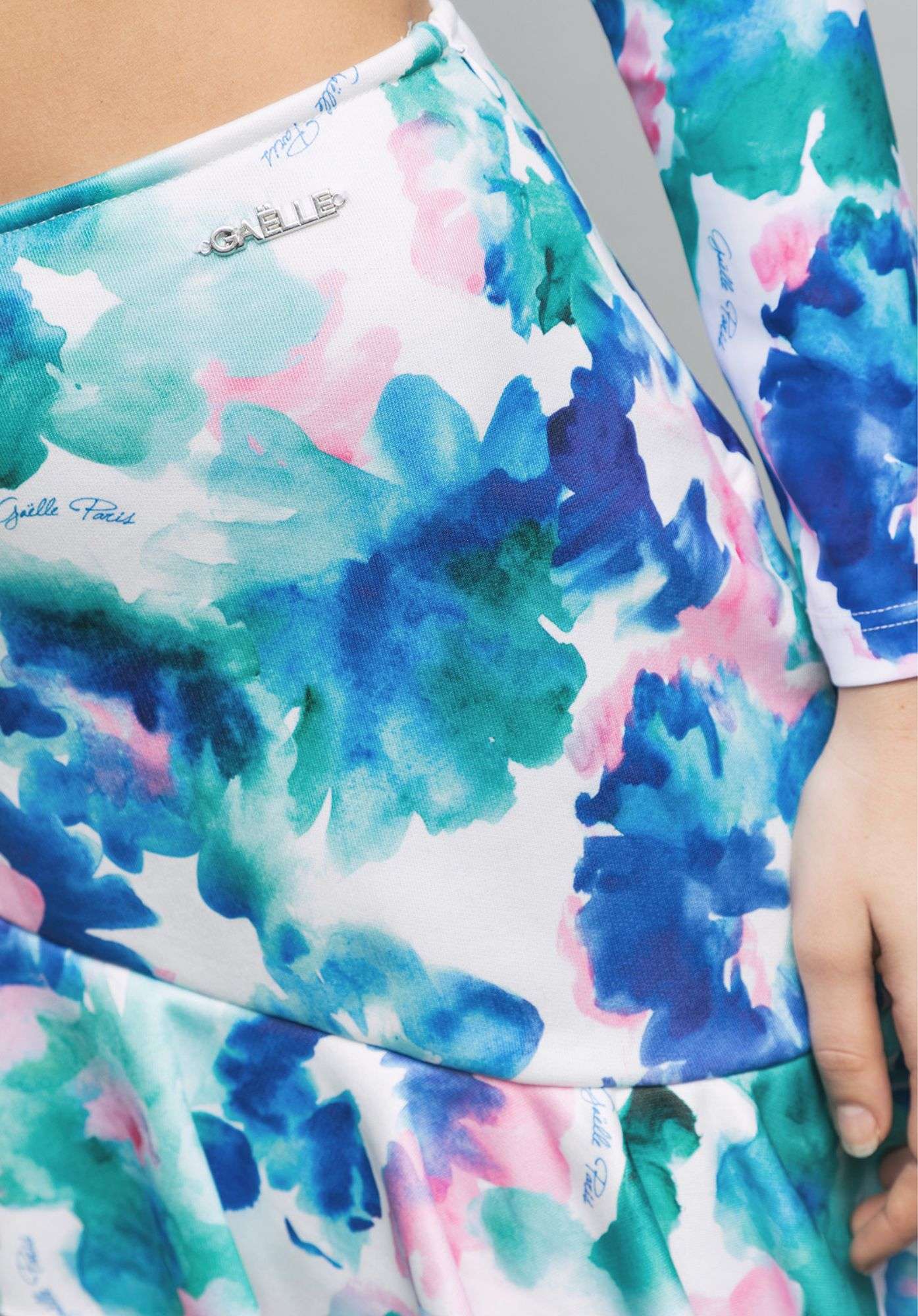 Gaelle PARIS - Поли - Blue Fleece Skirt - Love|Labels