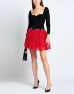 Gaelle PARIS - Поли - Red Tulle Skirt - Love|Labels