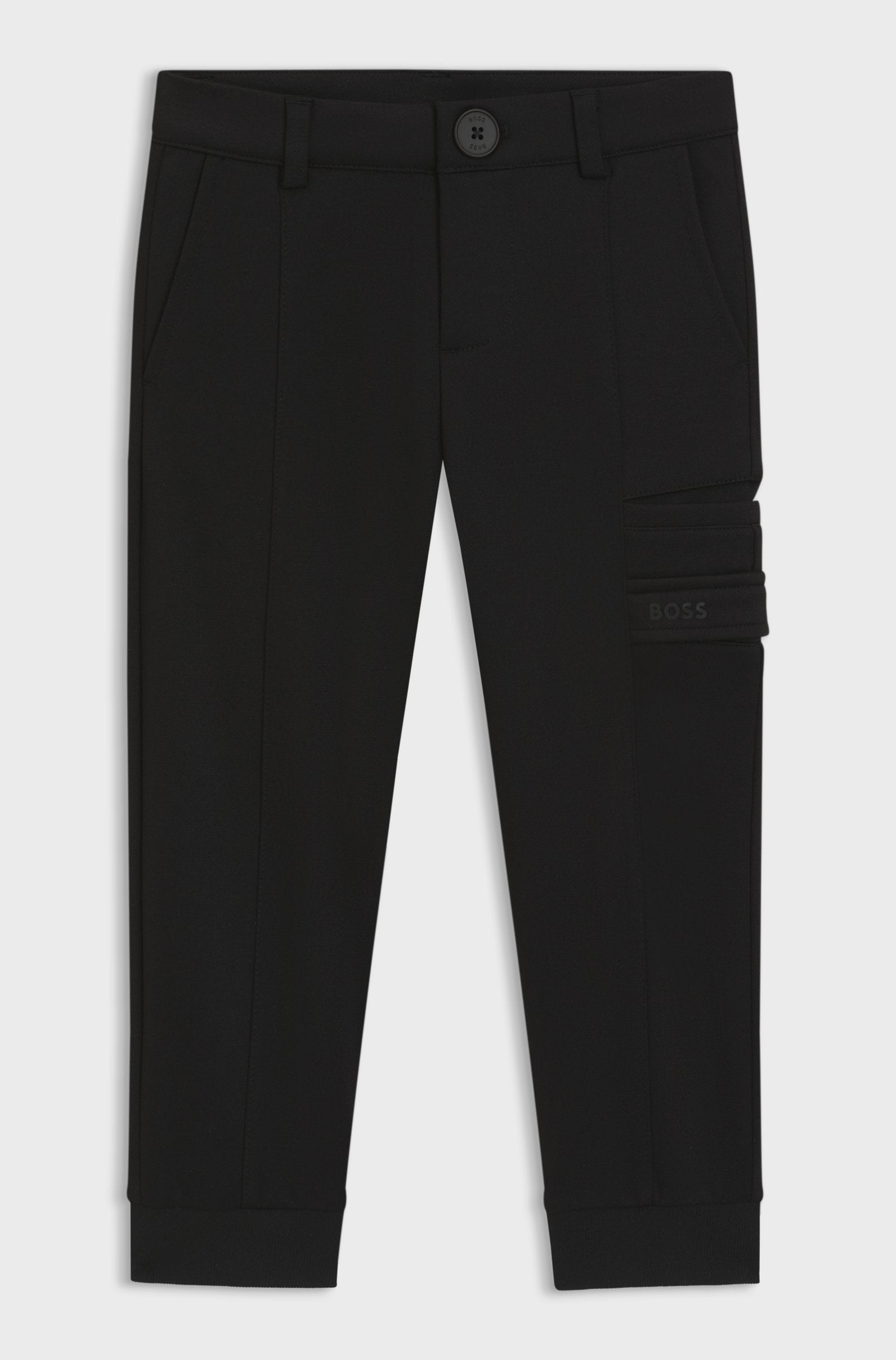 Black Cargo Sweatpants