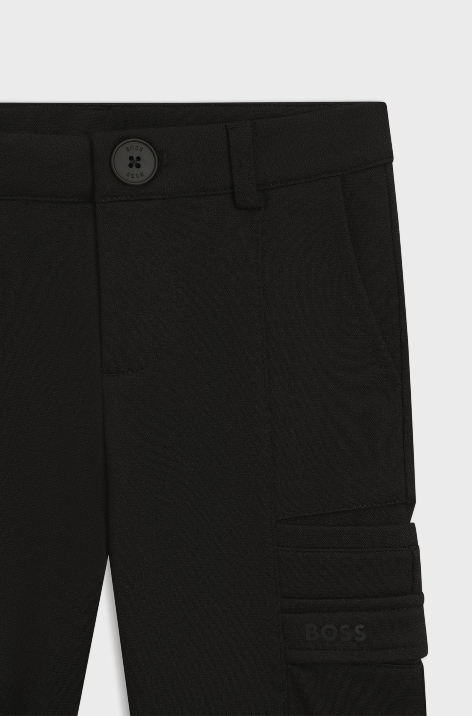 Black Cargo Sweatpants