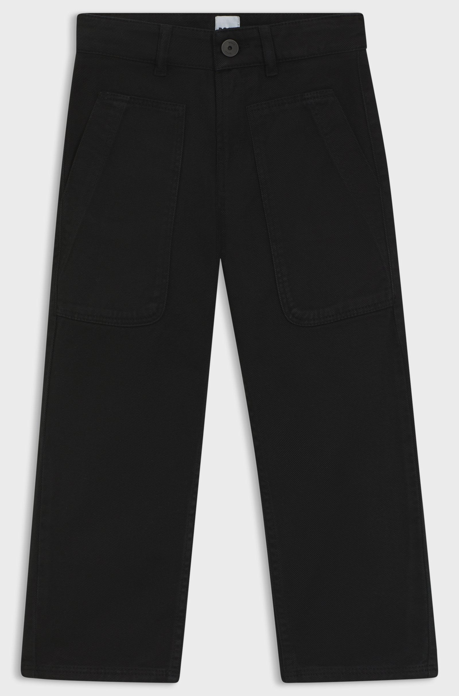 Black Pockets Jeans
