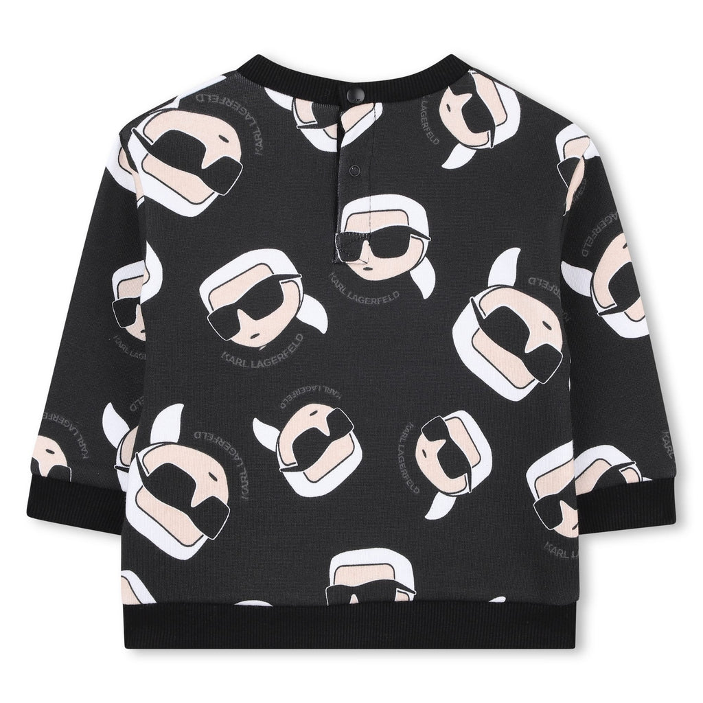 Karlito Print Black Sweatshirt
