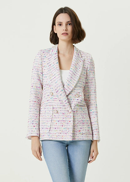 Multicolor Bouclé Jacket