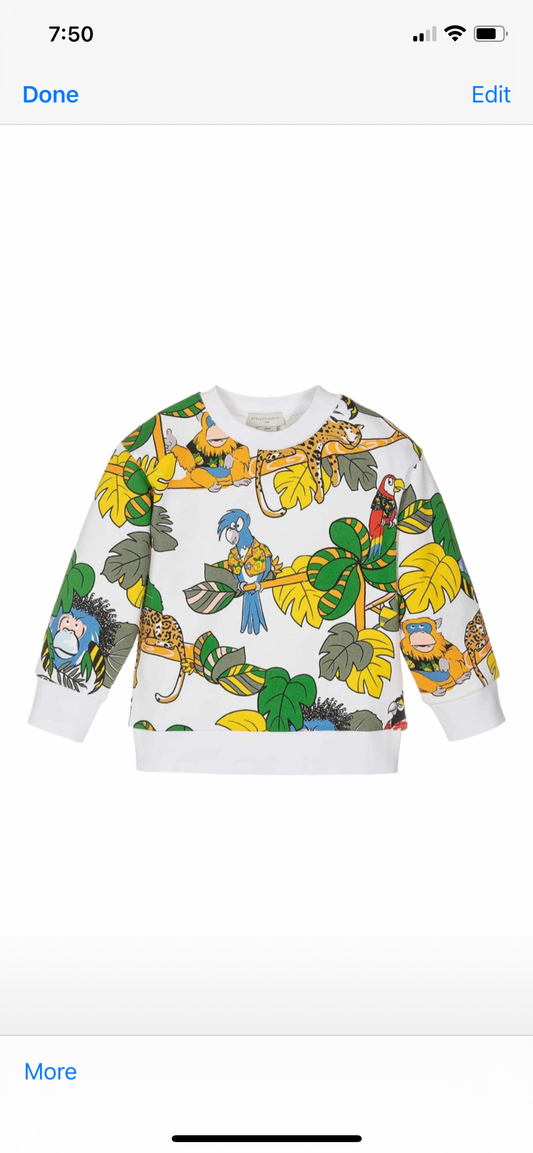 Jungle Print Sweatshirt