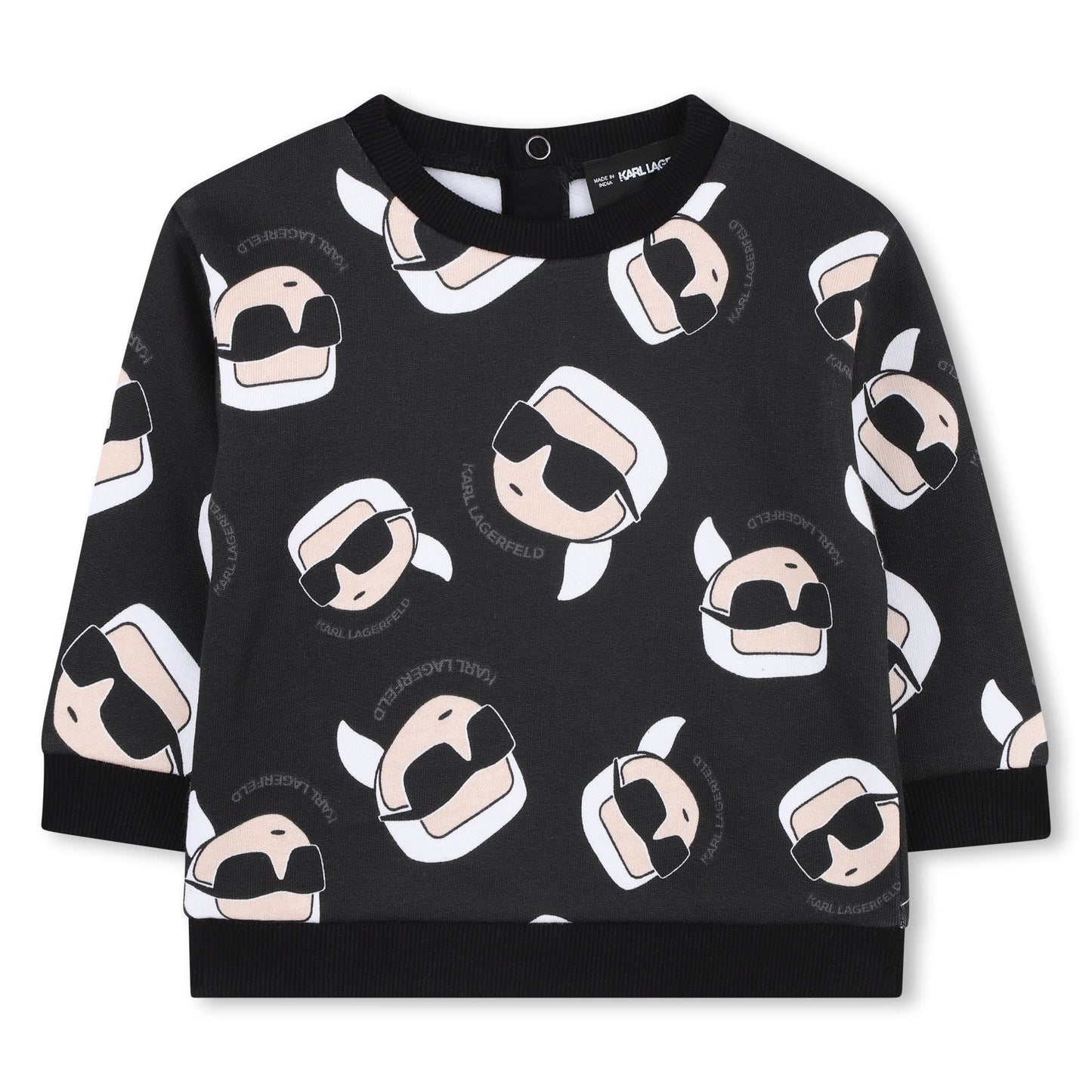 Karlito Print Black Sweatshirt