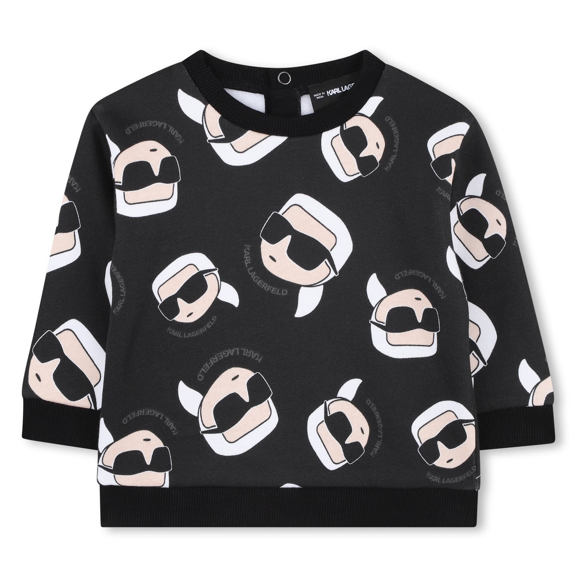 Karlito Print Black Sweatshirt
