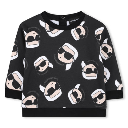 Karlito Print Black Sweatshirt