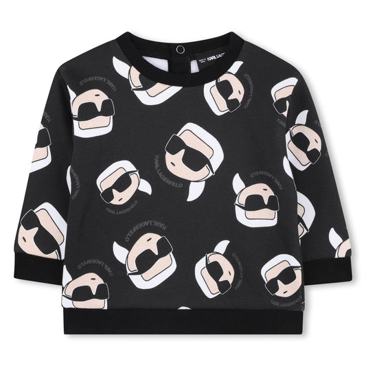 Karlito Print Black Sweatshirt