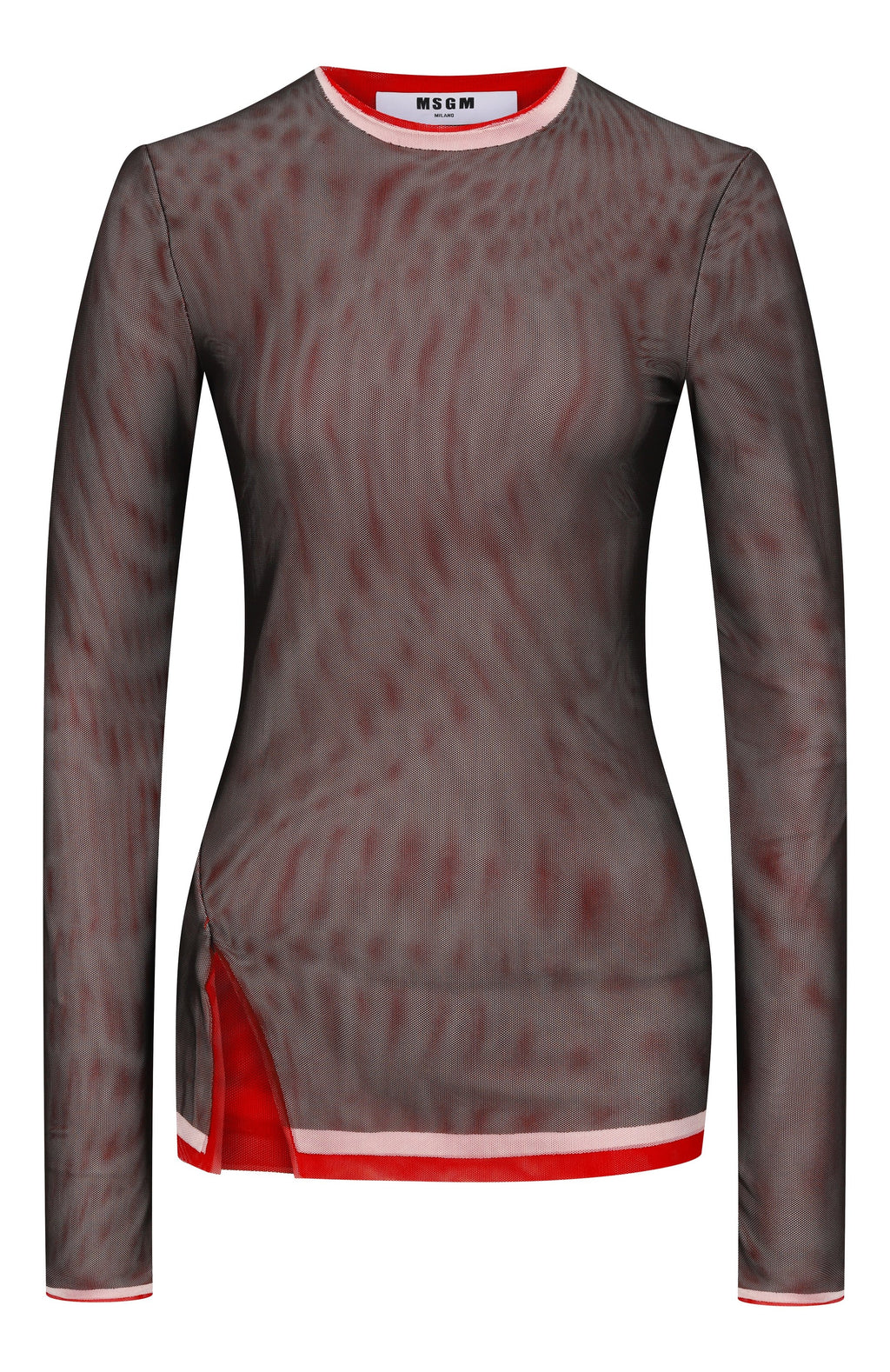 Layered Long-Sleeve Top