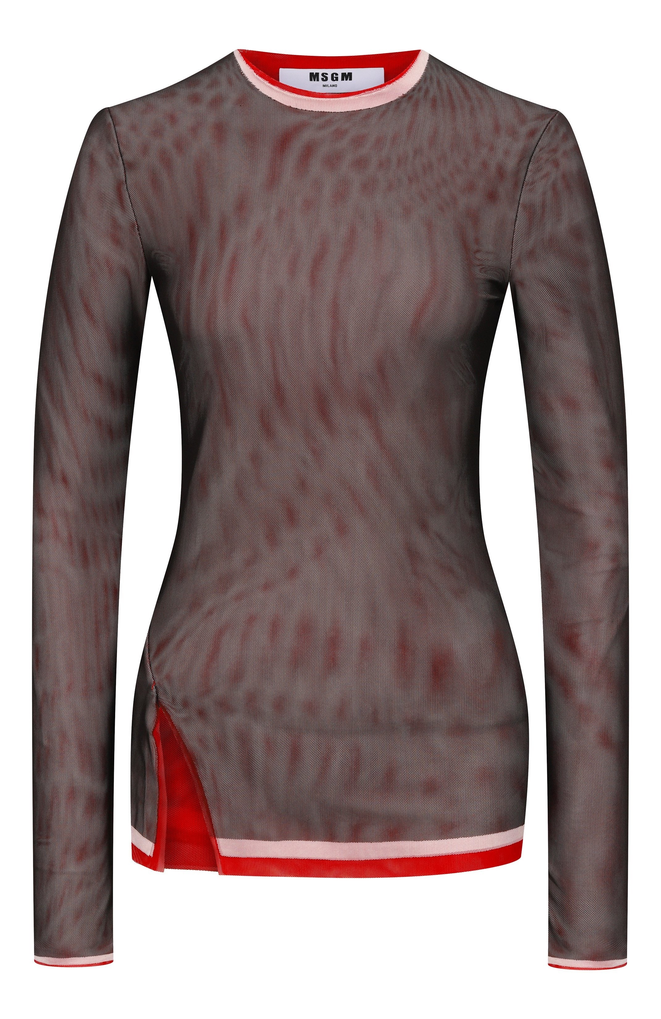 Layered Long-Sleeve Top