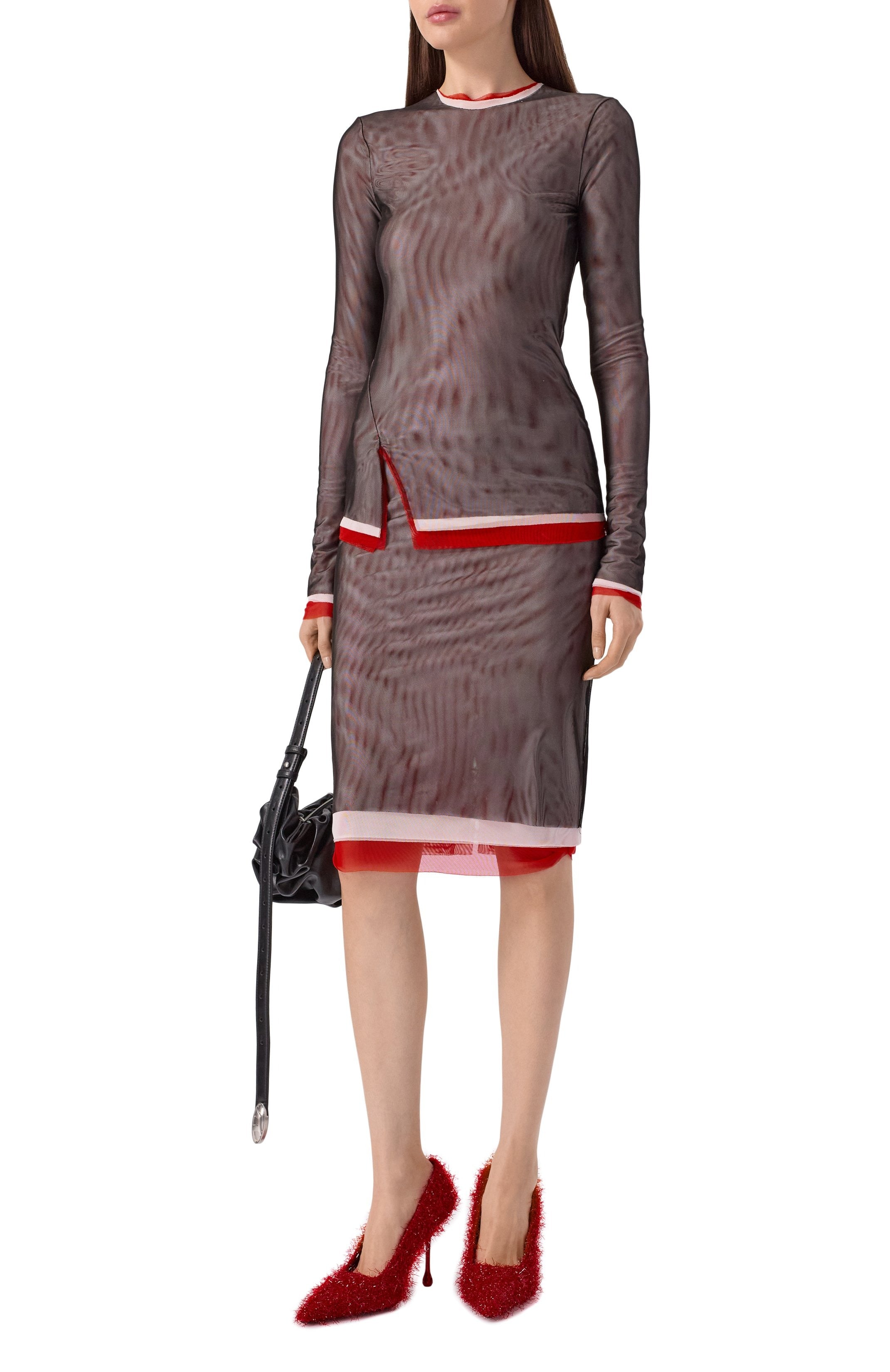 Layered Long-Sleeve Top