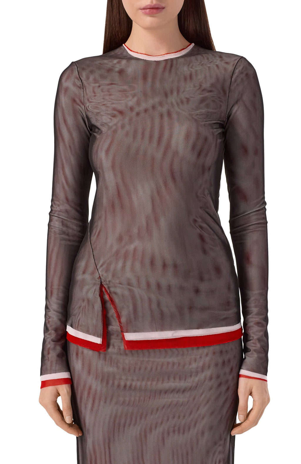 Layered Long-Sleeve Top