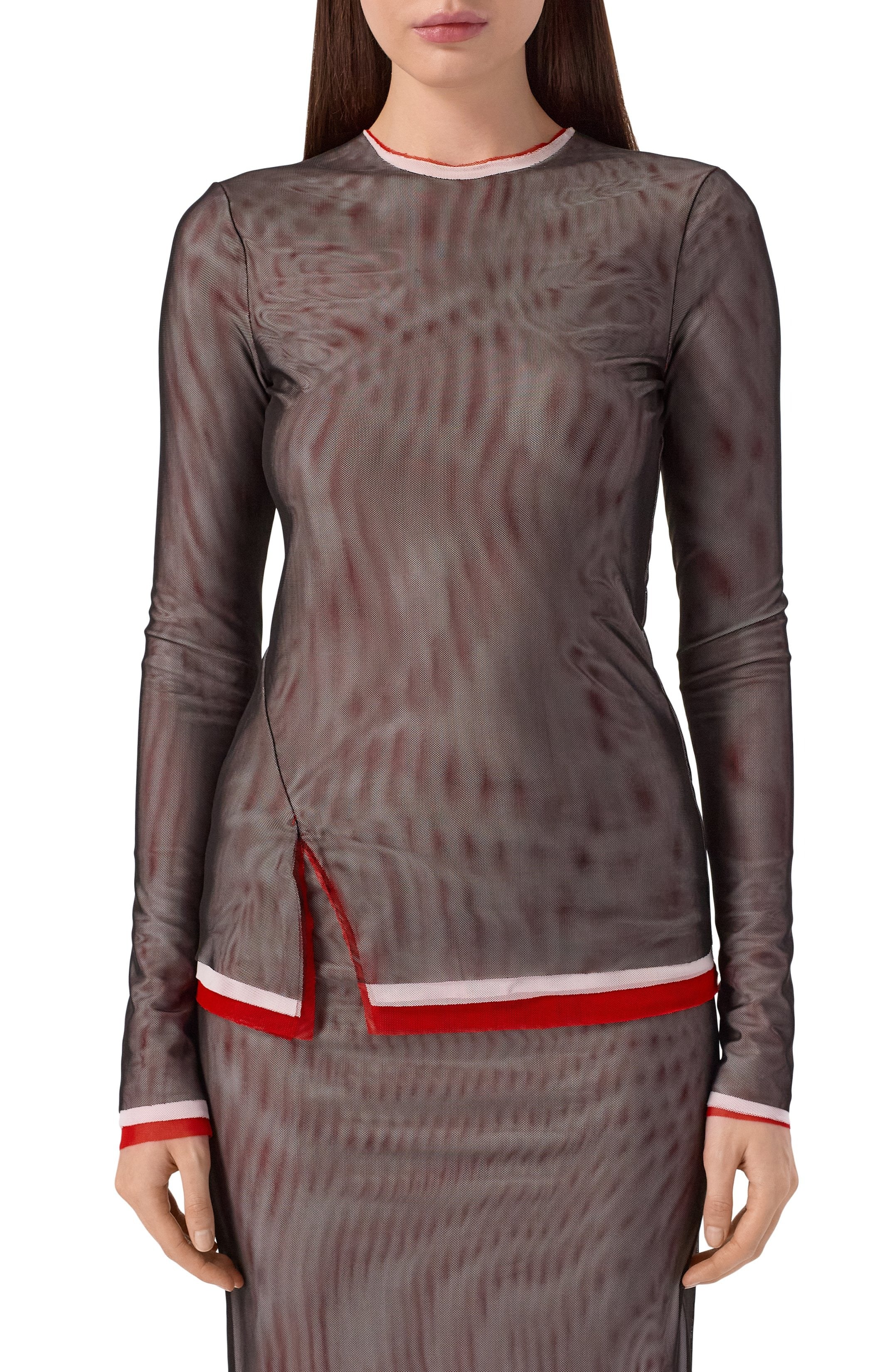 Layered Long-Sleeve Top