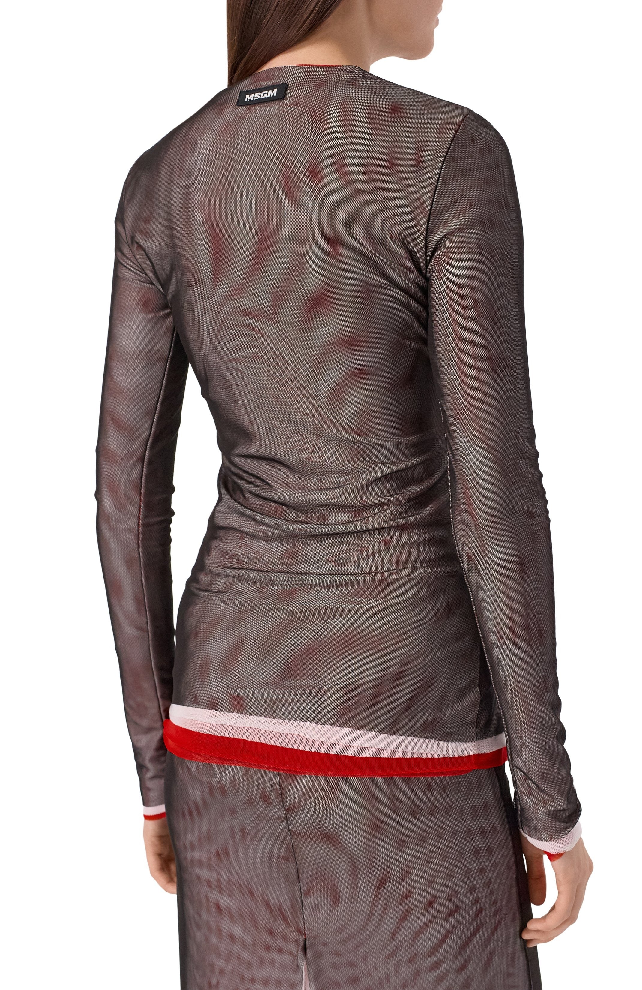 Layered Long-Sleeve Top