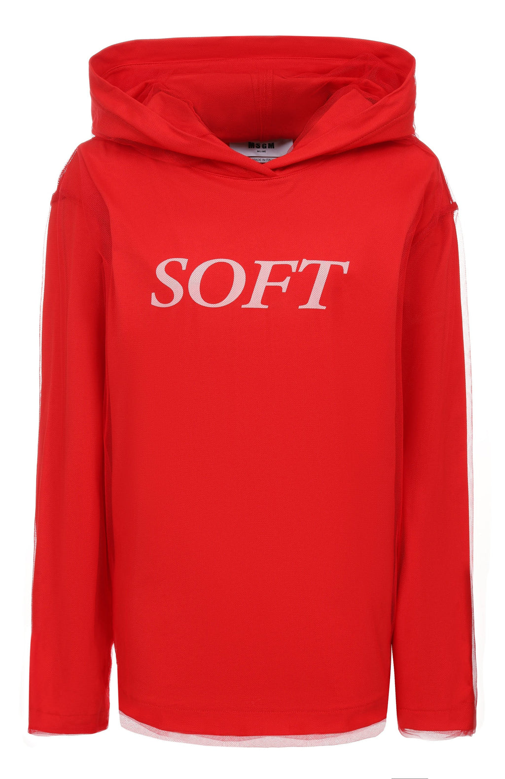 Sweatshirt In Tulle And Cotton