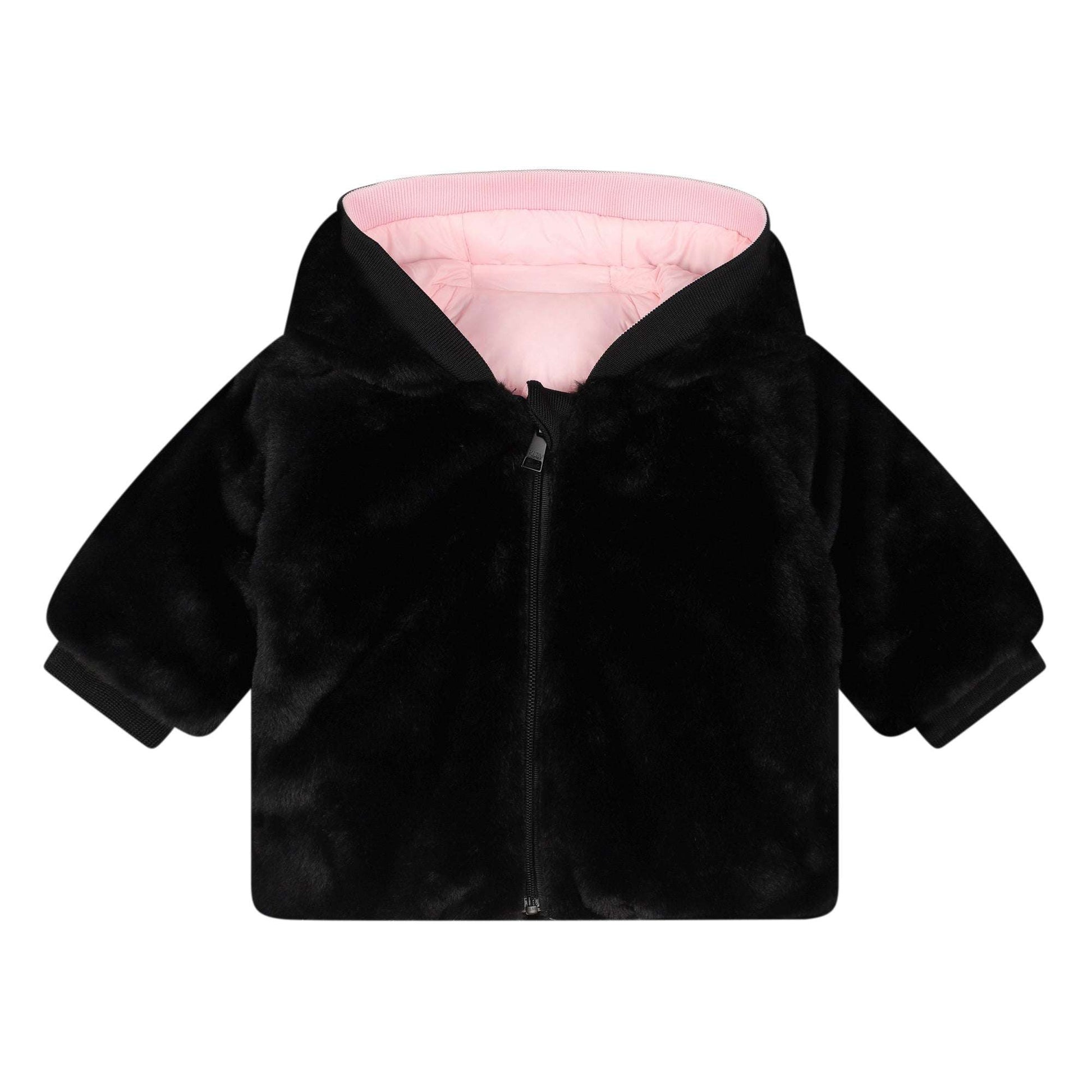 Karl Lagerfeld - Якета - Baby Pink - Black Reversible Jacket - Love|Labels