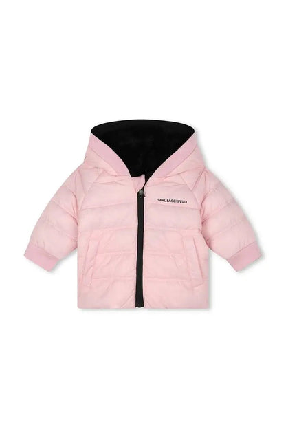 Karl Lagerfeld - Якета - Baby Pink - Black Reversible Jacket - Love|Labels