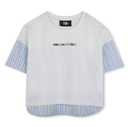 Karl Lagerfeld - Тениски - Bi - Material T-Shirt With Print - Love|Labels