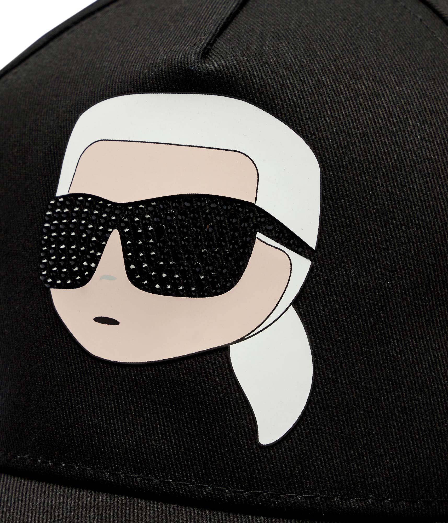 Karl Lagerfeld - Аксесоари - Шапки - Black Cap With Logo - Love|Labels