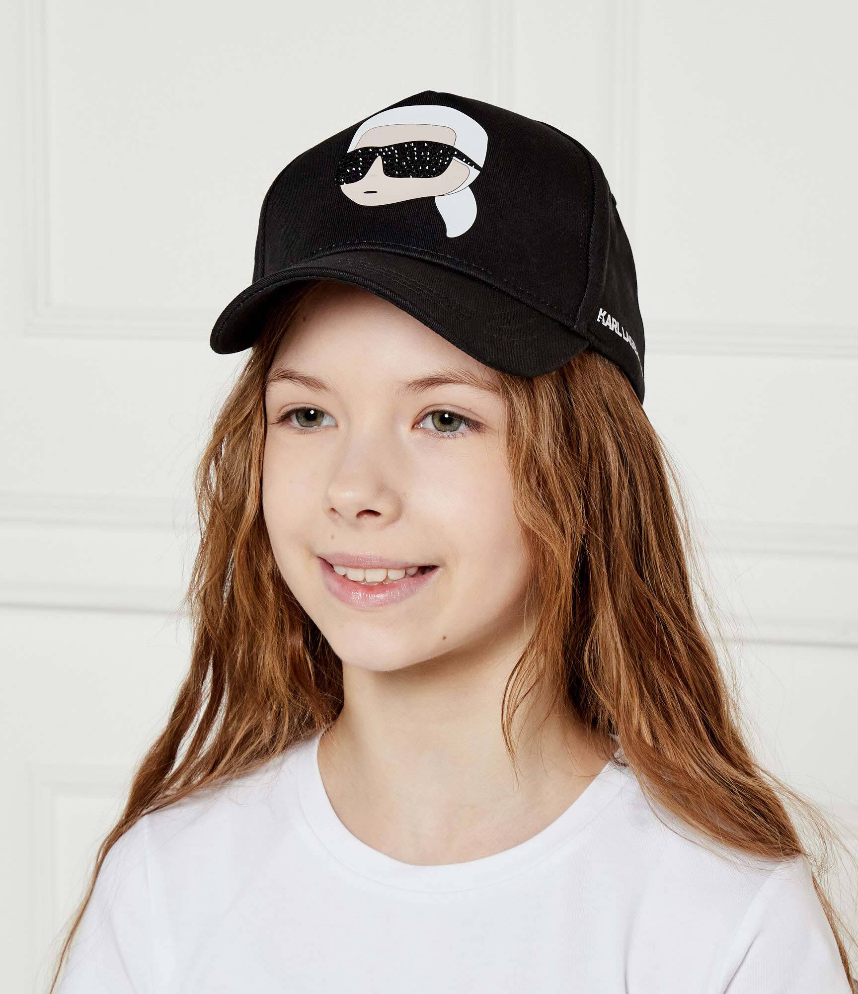 Karl Lagerfeld - Аксесоари - Шапки - Black Cap With Logo - Love|Labels