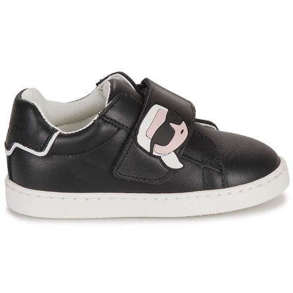 Karl Lagerfeld - Обувки - Black Karl Leather Sneakers - Love|Labels