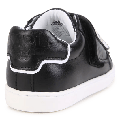 Karl Lagerfeld - Обувки - Black Karl Leather Sneakers - Love|Labels