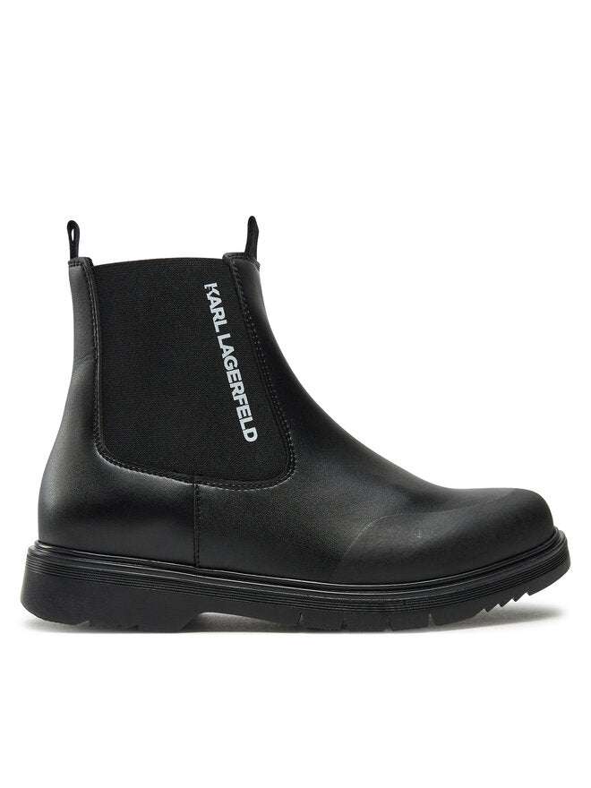 Karl Lagerfeld - Обувки - Black Logo Boots - Love|Labels