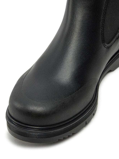 Karl Lagerfeld - Обувки - Black Logo Boots - Love|Labels