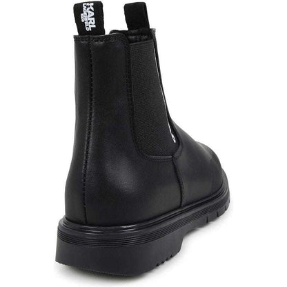 Karl Lagerfeld - Обувки - Black Logo Boots - Love|Labels