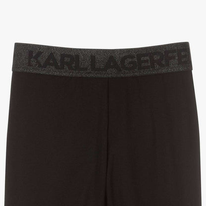 Karl Lagerfeld - Клинове - Black Logo Leggings - Love|Labels
