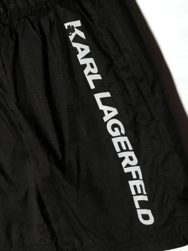 Karl Lagerfeld - Шорти - Black Logo Leggings Shorts - Love|Labels