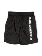 Karl Lagerfeld - Шорти - Black Logo Leggings Shorts - Love|Labels