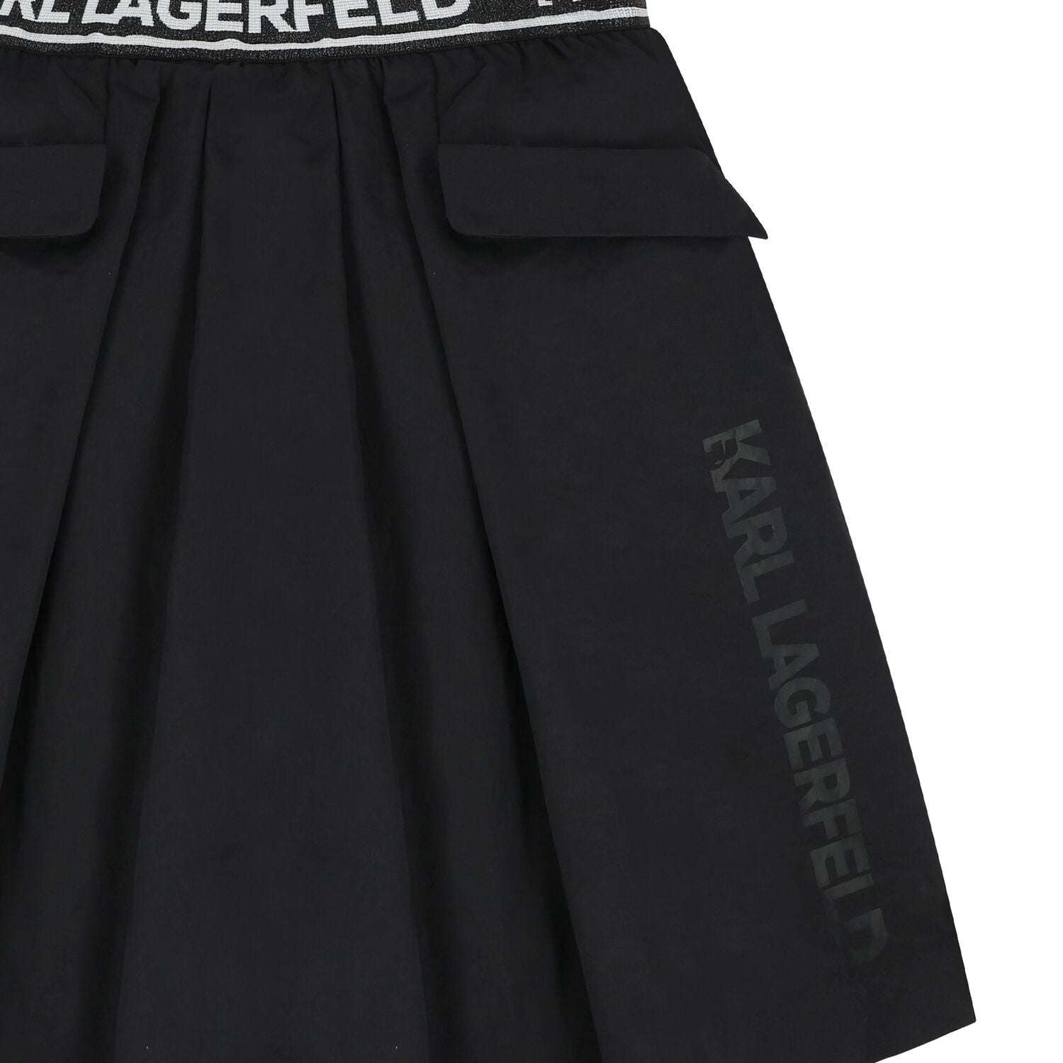 Karl Lagerfeld - Поли - Black Logo Skirt - Love|Labels