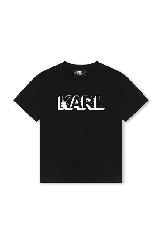 Karl Lagerfeld - Тениски - Black Logo T-Shirt - Love|Labels