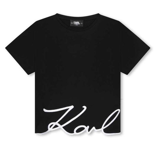 Karl Lagerfeld - Тениски - Black Logo T-Shirt - Love|Labels