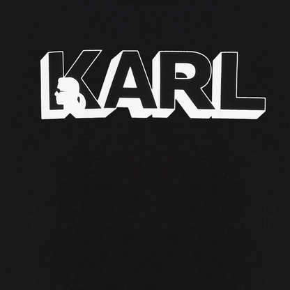 Karl Lagerfeld - Тениски - Black Logo T-Shirt - Love|Labels