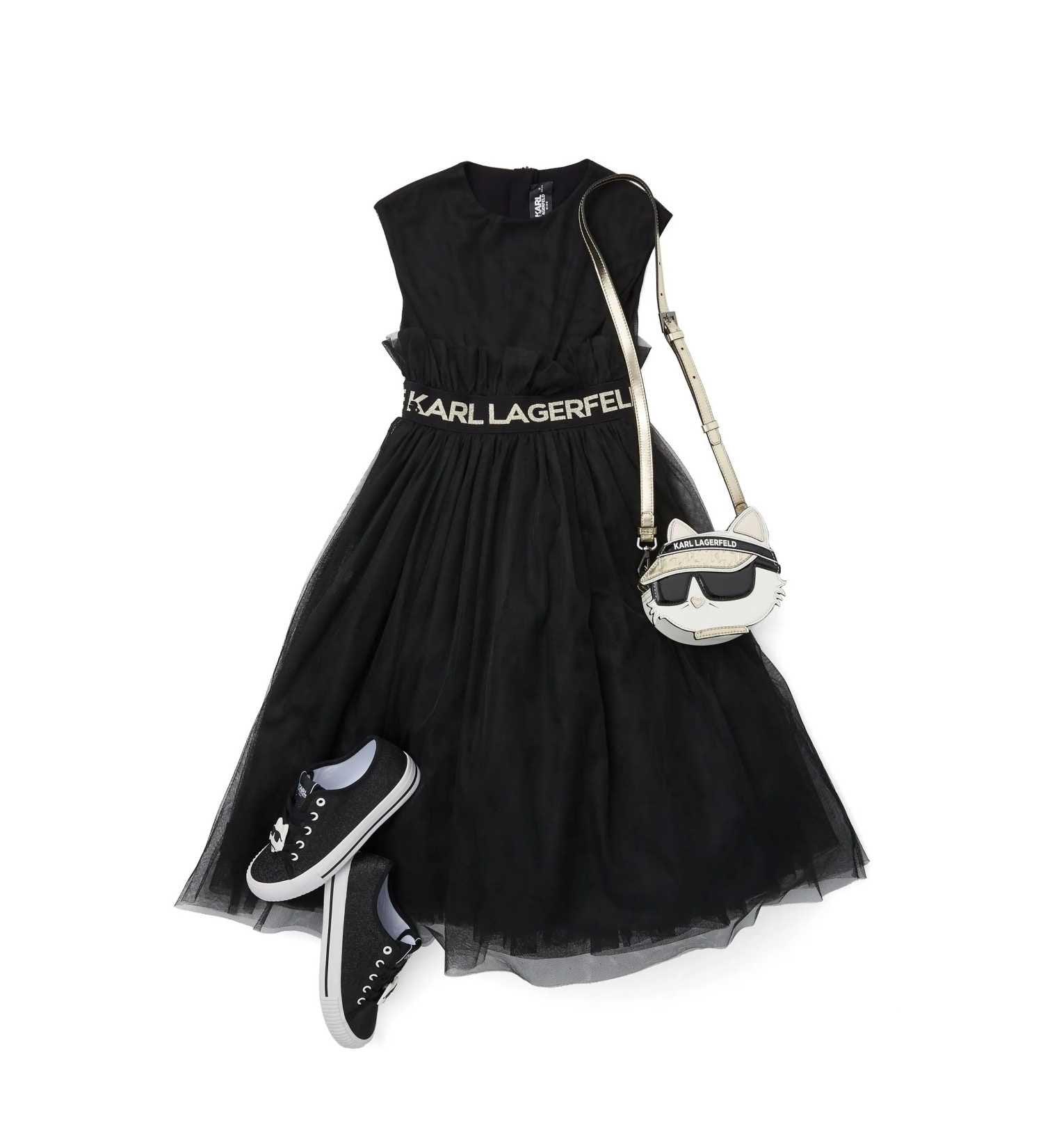 Karl Lagerfeld - Рокли - Black Tulle Dress - Love|Labels