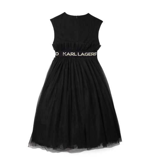 Karl Lagerfeld - Рокли - Black Tulle Dress - Love|Labels