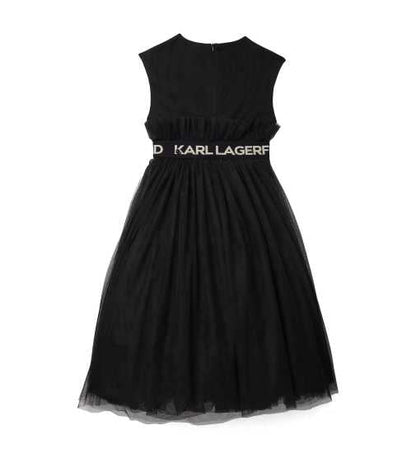 Karl Lagerfeld - Рокли - Black Tulle Dress - Love|Labels