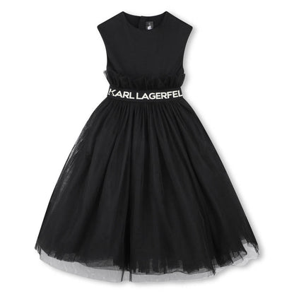 Karl Lagerfeld - Рокли - Black Tulle Dress - Love|Labels