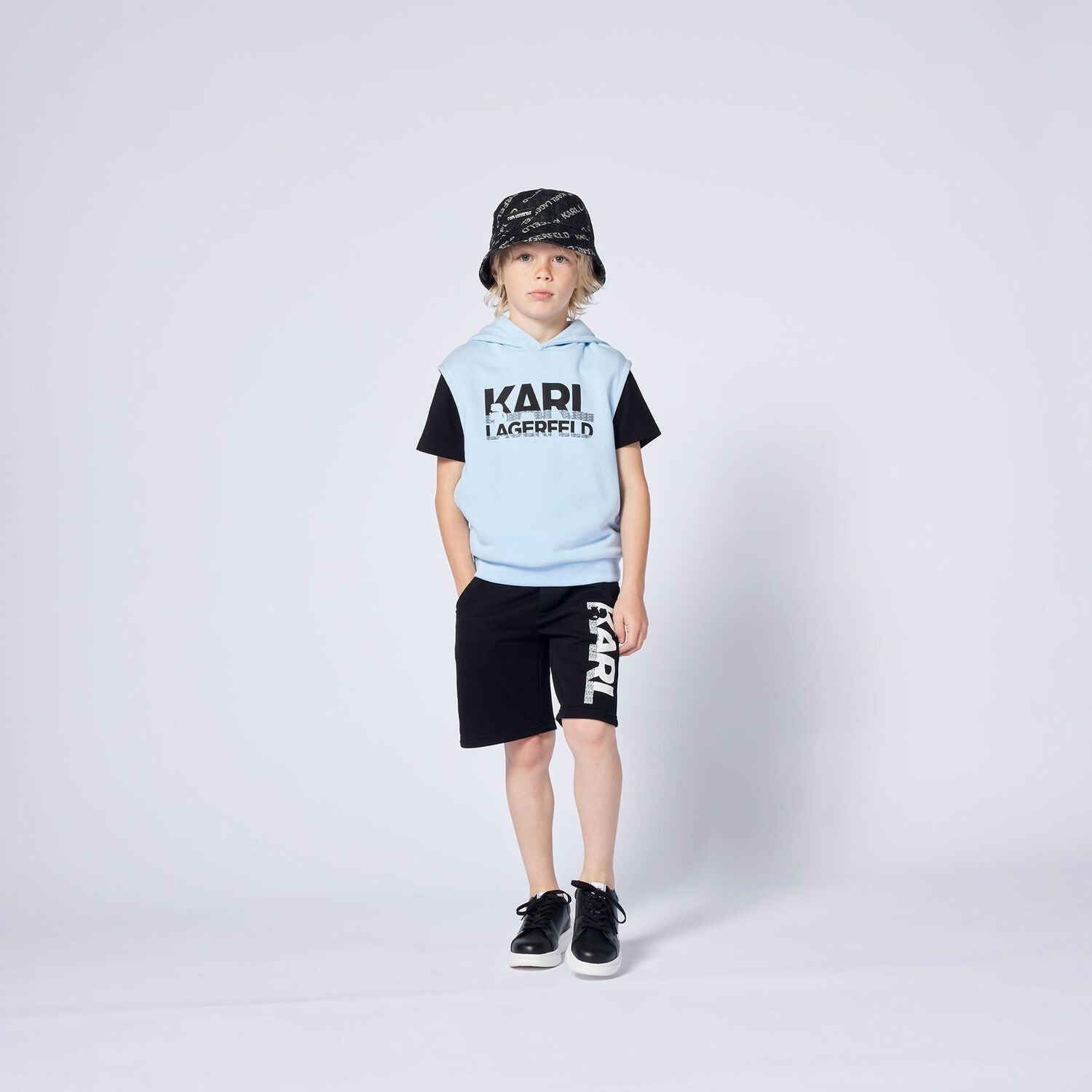 Karl Lagerfeld - Шорти - Boys Black Logo Shorts - Love|Labels