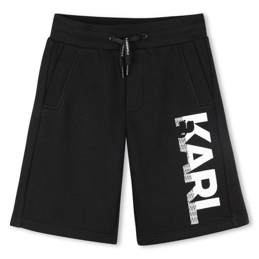 Karl Lagerfeld - Шорти - Boys Black Logo Shorts - Love|Labels