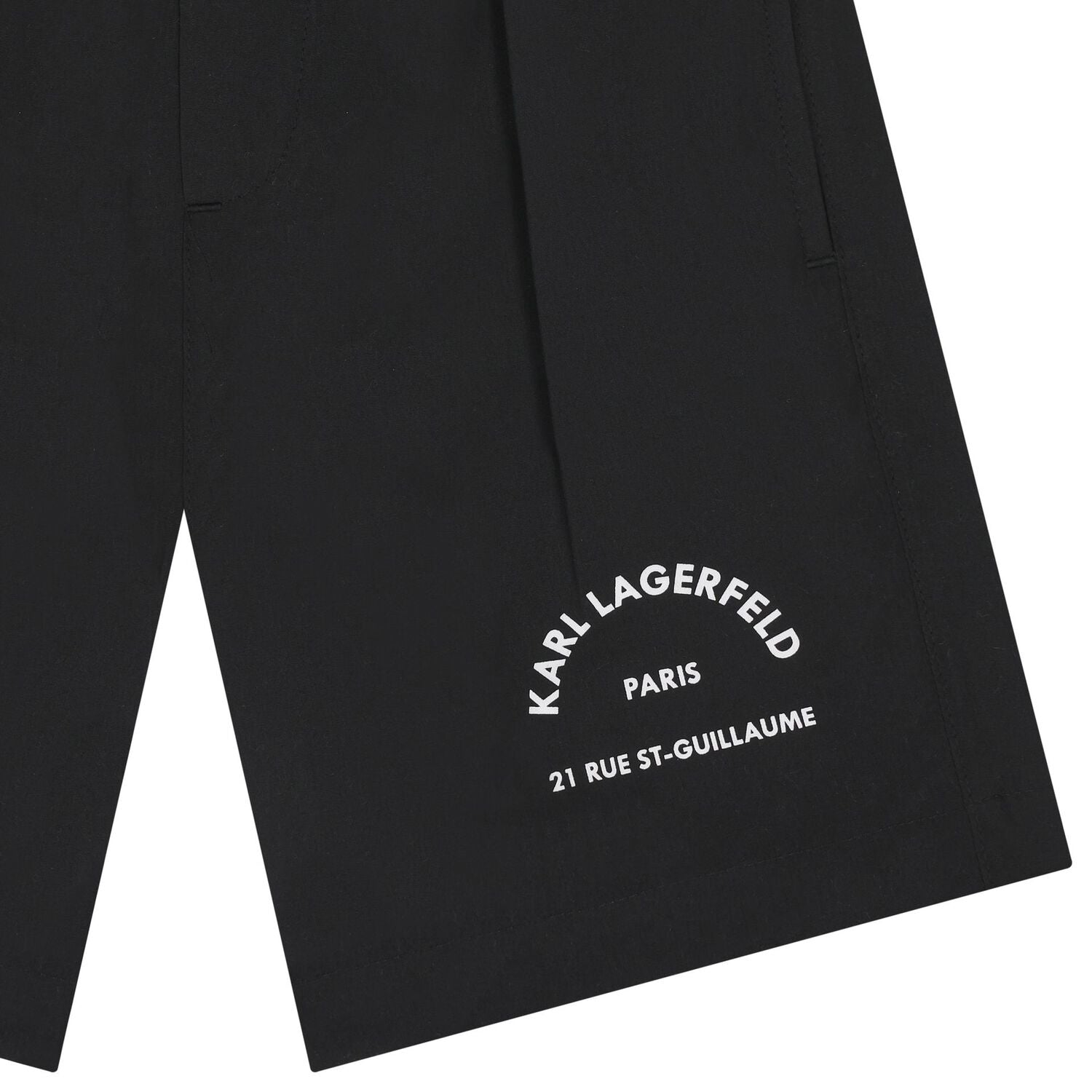 Karl Lagerfeld - Шорти - Boys Black Logo Swim Shorts - Love|Labels