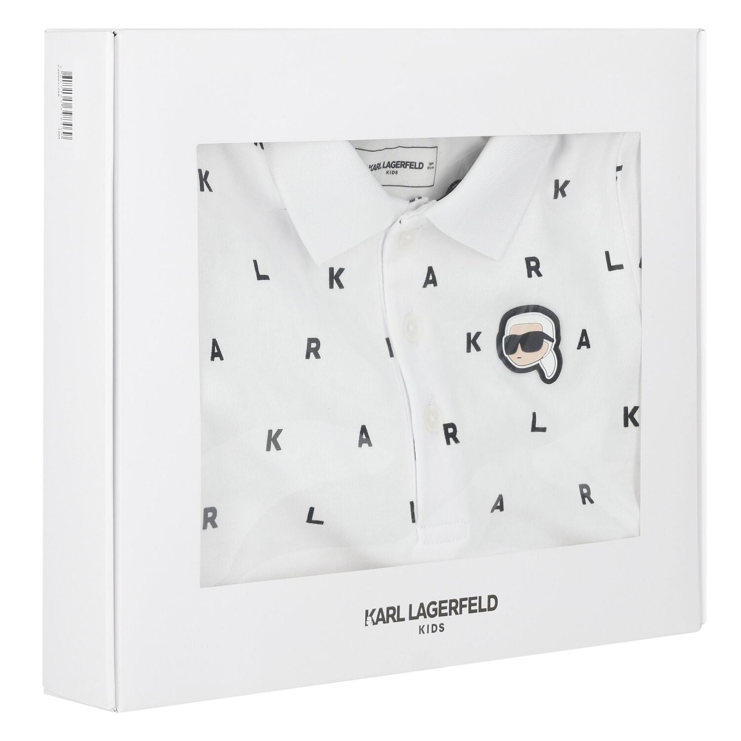 Karl Lagerfeld - Комплекти - Boys White & Beige Logo Shorts Set - Love|Labels