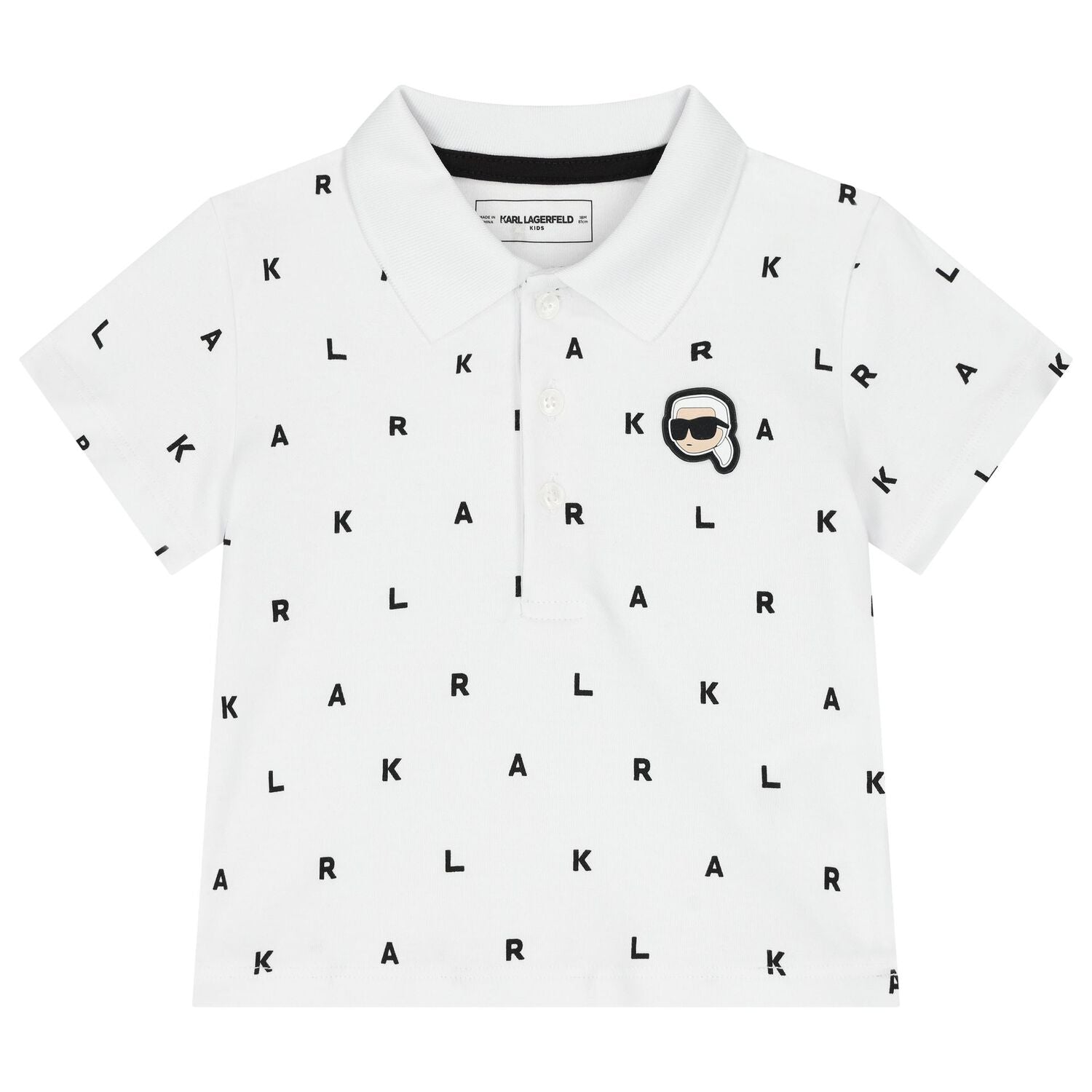 Karl Lagerfeld - Комплекти - Boys White & Beige Logo Shorts Set - Love|Labels