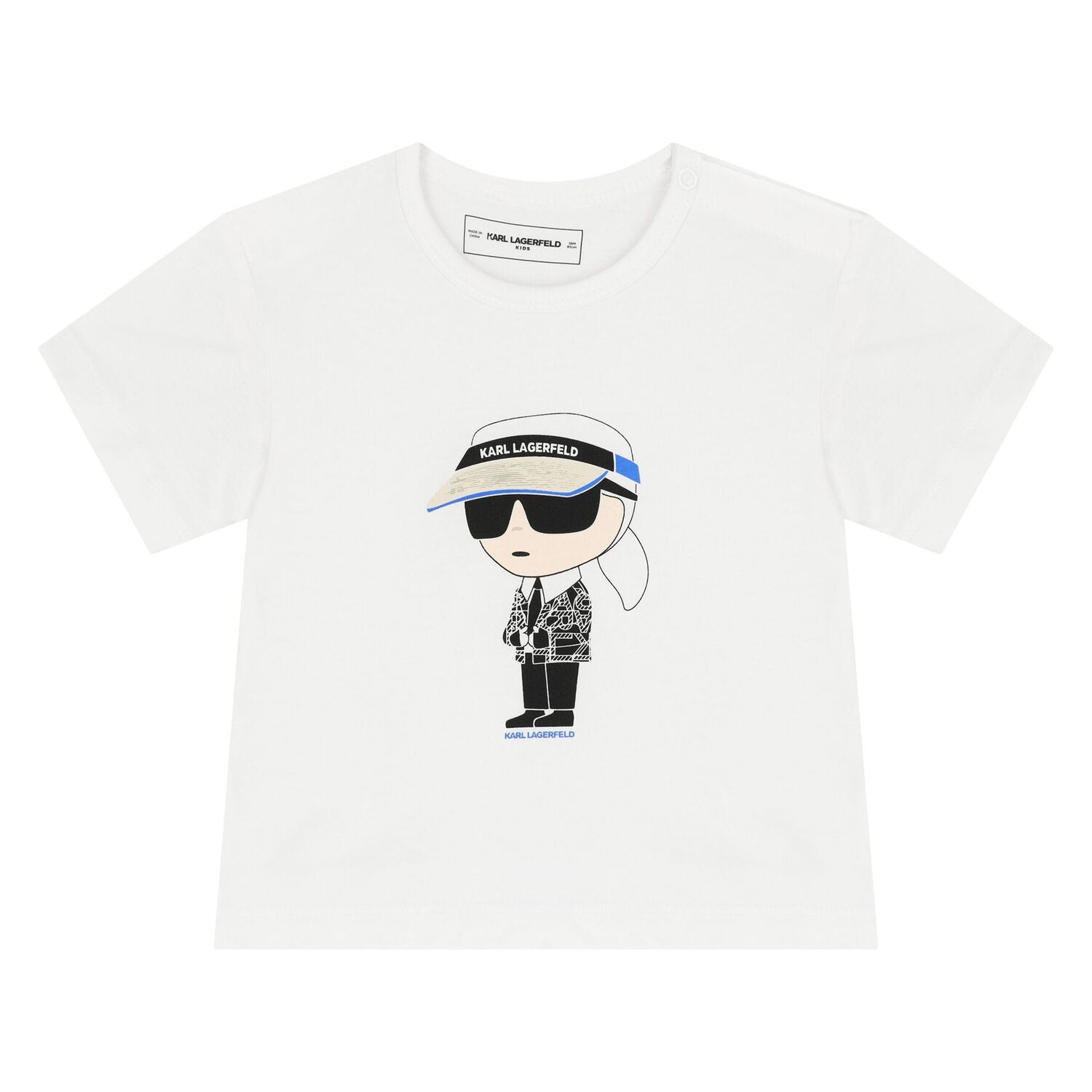 Karl Lagerfeld - Комплекти - Boys White & Black Ikonik Shorts Set - Love|Labels