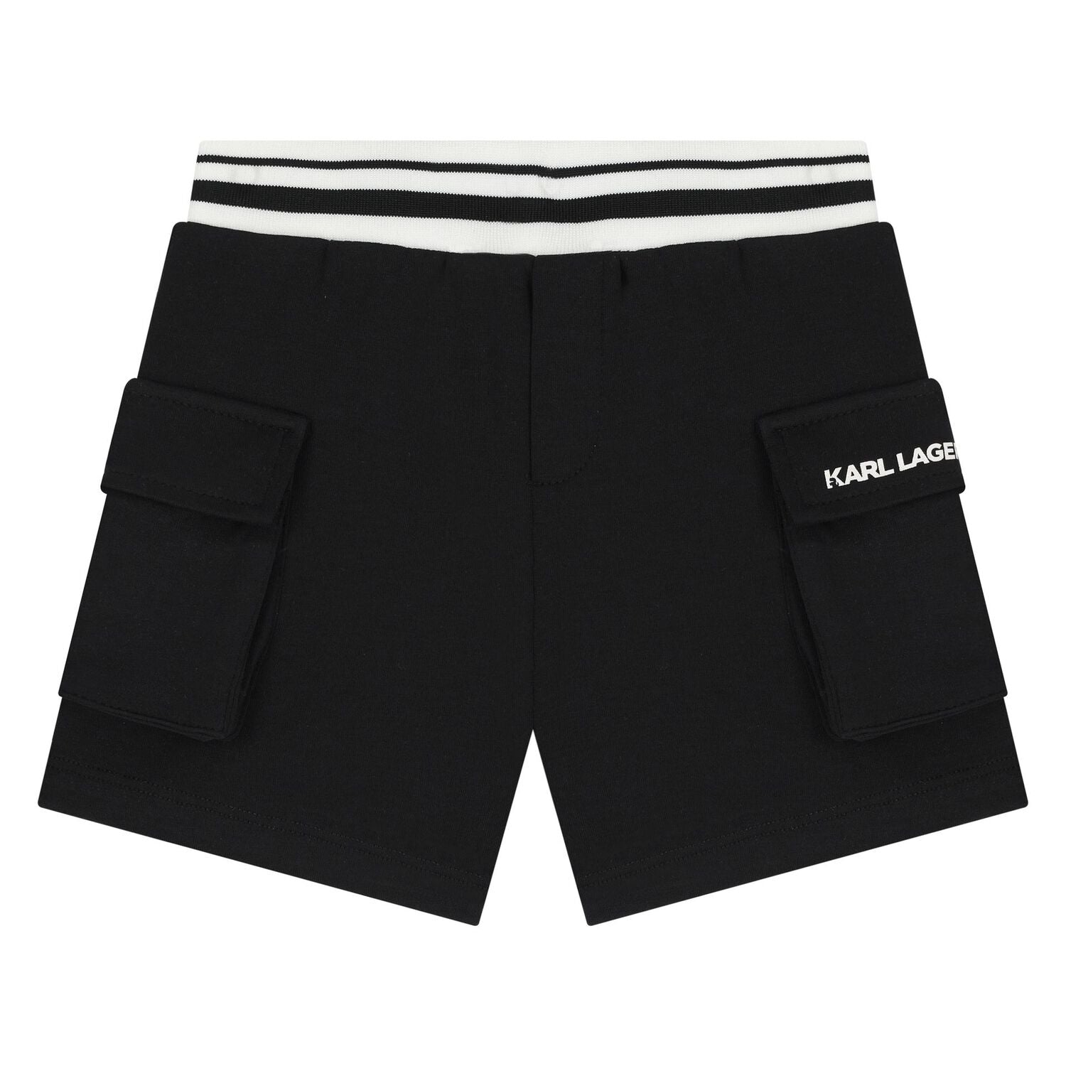 Karl Lagerfeld - Комплекти - Boys White & Black Ikonik Shorts Set - Love|Labels