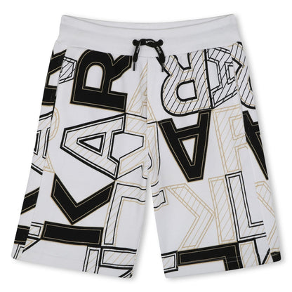Karl Lagerfeld - Шорти - Boys White Logo Shorts - Love|Labels