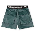 Karl Lagerfeld - Панталони - Faux Leather Shorts - Love|Labels